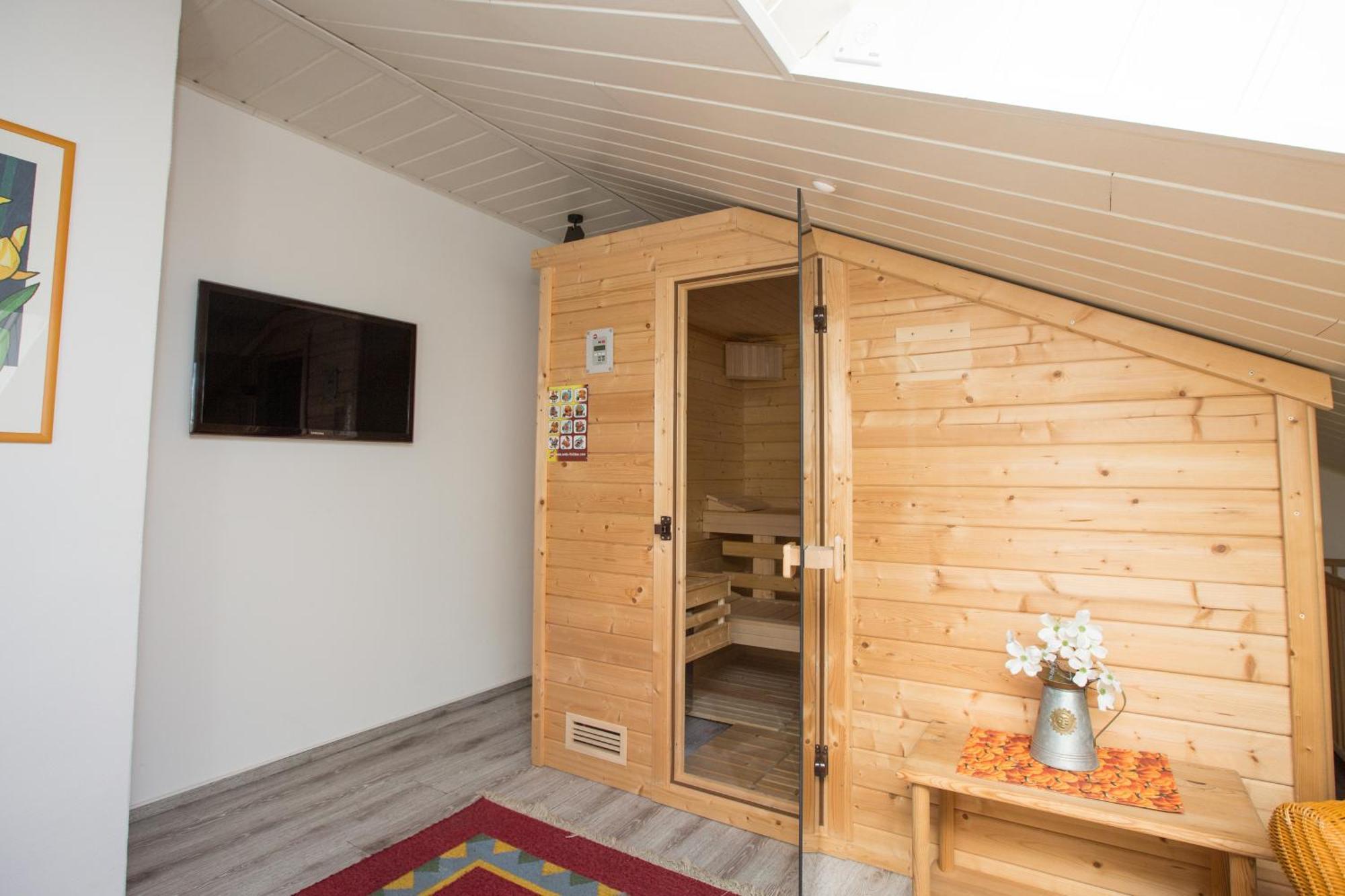 Ferienhaus Seeblick am Jabeler See mit Sauna Exterior foto