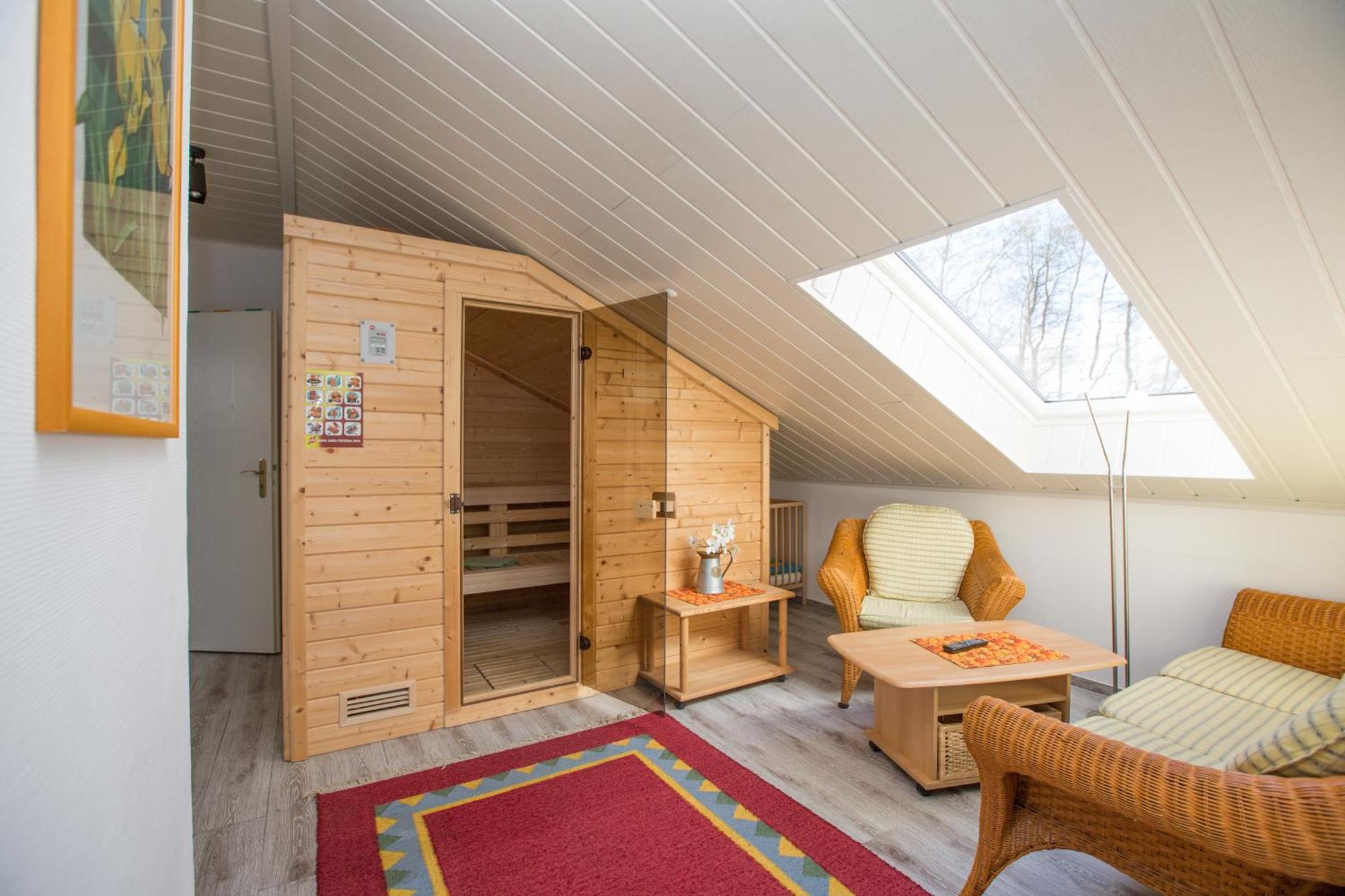 Ferienhaus Seeblick am Jabeler See mit Sauna Exterior foto